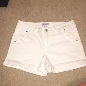 White Shorts